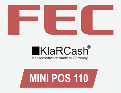 FEC Mini Pos 110 mit KlarCashMini